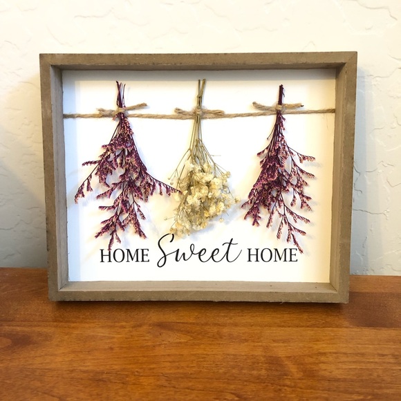 ⚡️⚡️Table Wall Decor Accent “Home Sweet Home” Multicolor - Picture 5 of 5